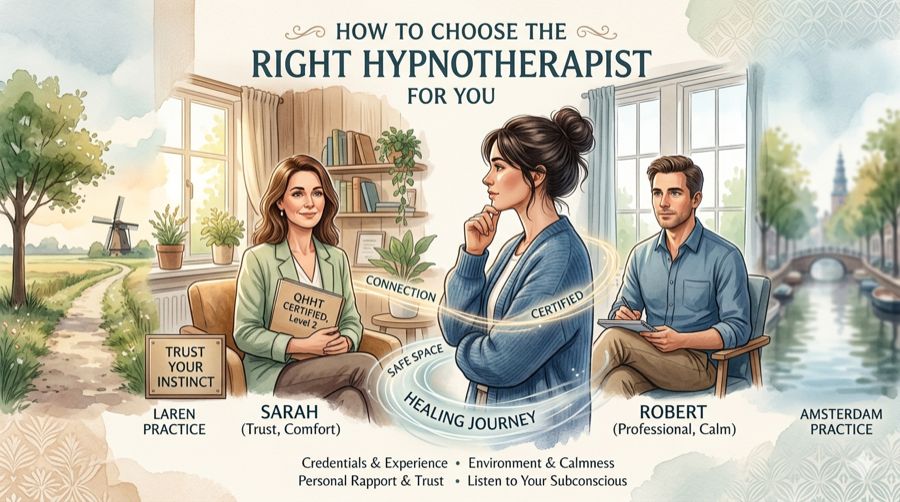 Choosing the right hypnotherapist for a QHHT session near Amsterdam
