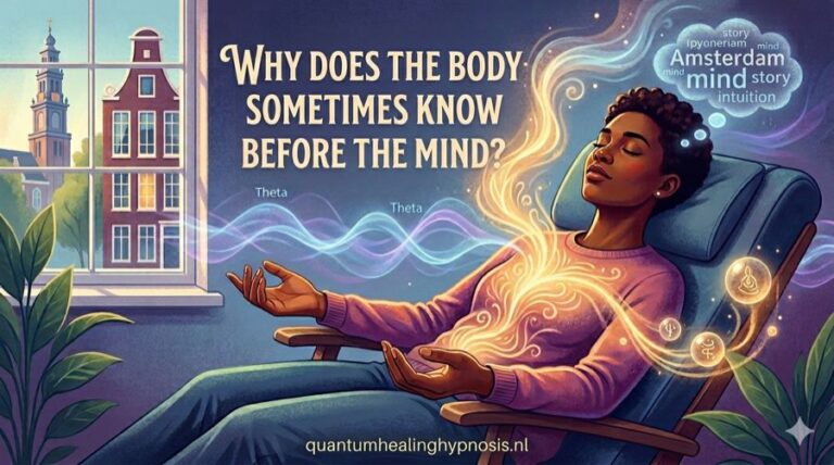 Body awareness during a deep hypnotherapy session in Laren near Amsterdam