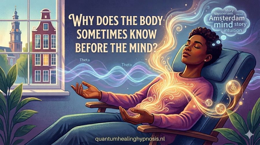Body awareness during a deep hypnotherapy session in Laren near Amsterdam